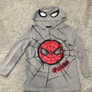Boy spider man shirt